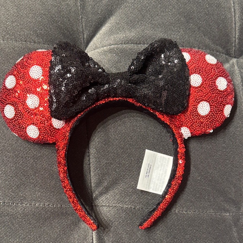 Disney Sequin Minnie Mouse Ears Headband